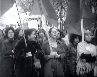 Manifestation pour le droit à l'avortement